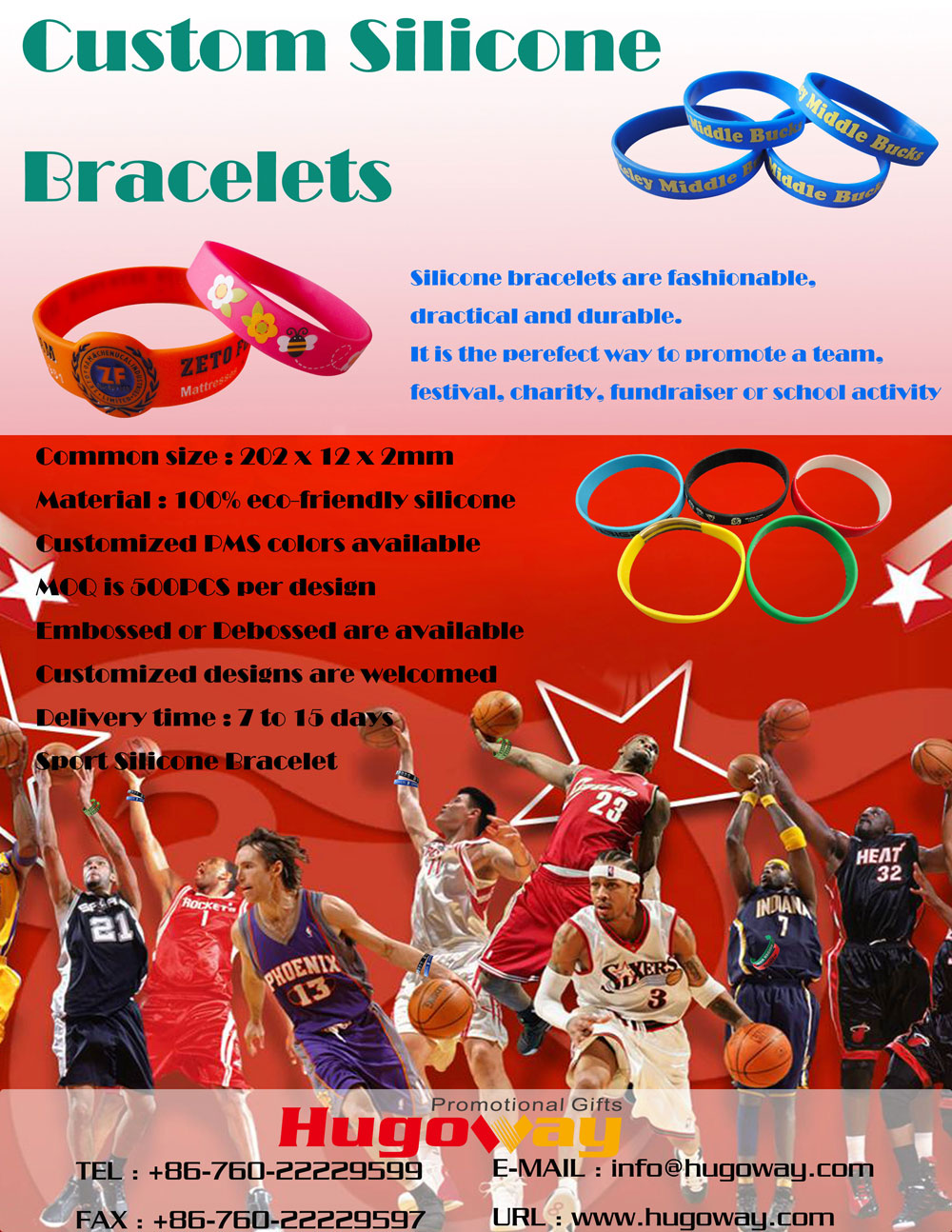 Silicone-bracelet